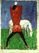 Kazimir Malevich peasant and horse Sweden oil painting artist